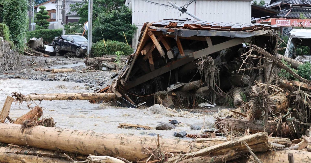 Heavy rain leads to deadly flooding and mudslides in Japan