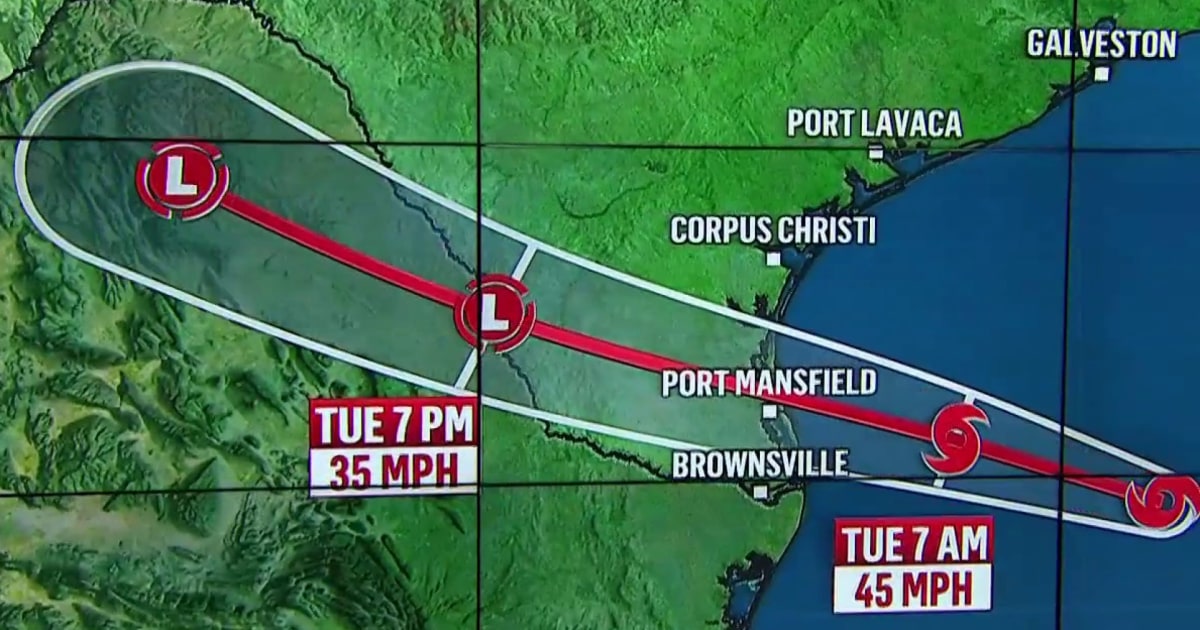 Tropical Storm Harold could drop 7 inches of rain on parts of Texas