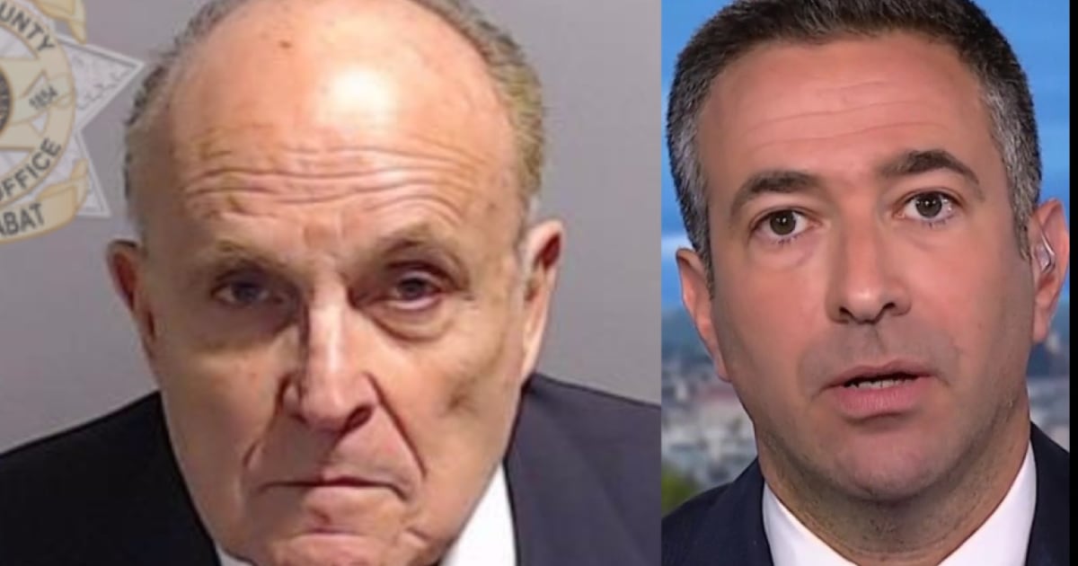 See Rudy Giuliani s RICO mugshot: Ari Melber on coup defendant s jail See Rudy Giuliani s RICO mugshot: Ari Melber on coup defendant s jail