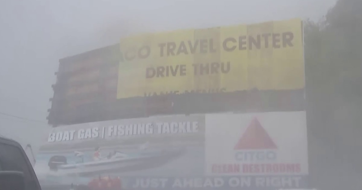 'Roaring' winds in Perry, Florida as Idalia makes landfall