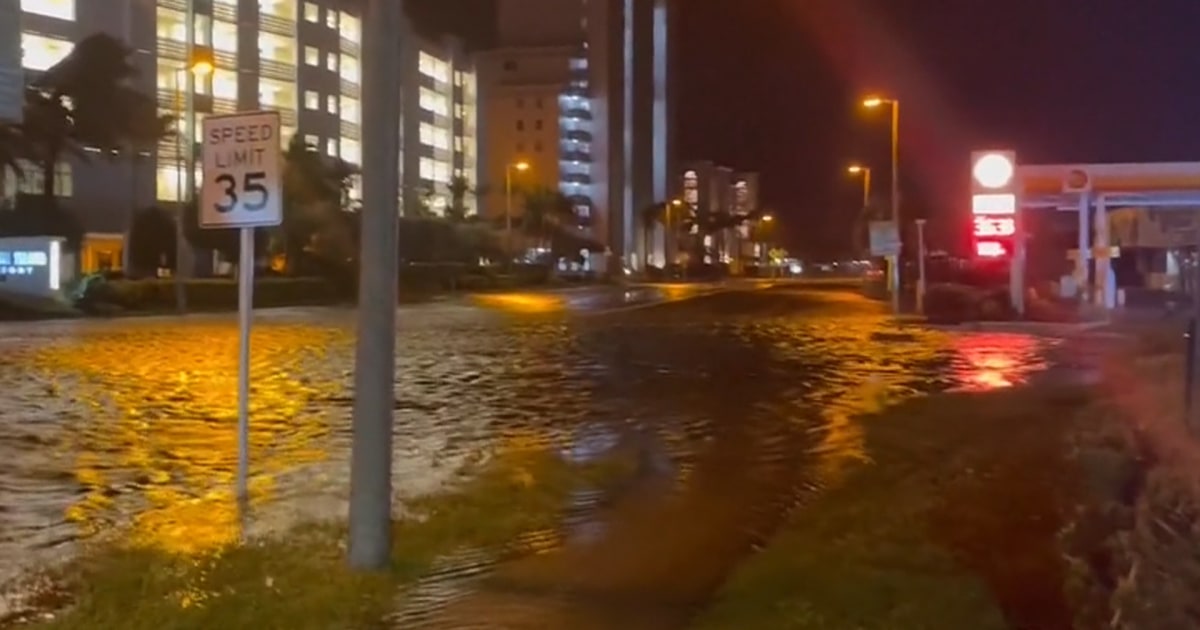 Hurricane Idalia Floods Streets In Treasure Island, Florida