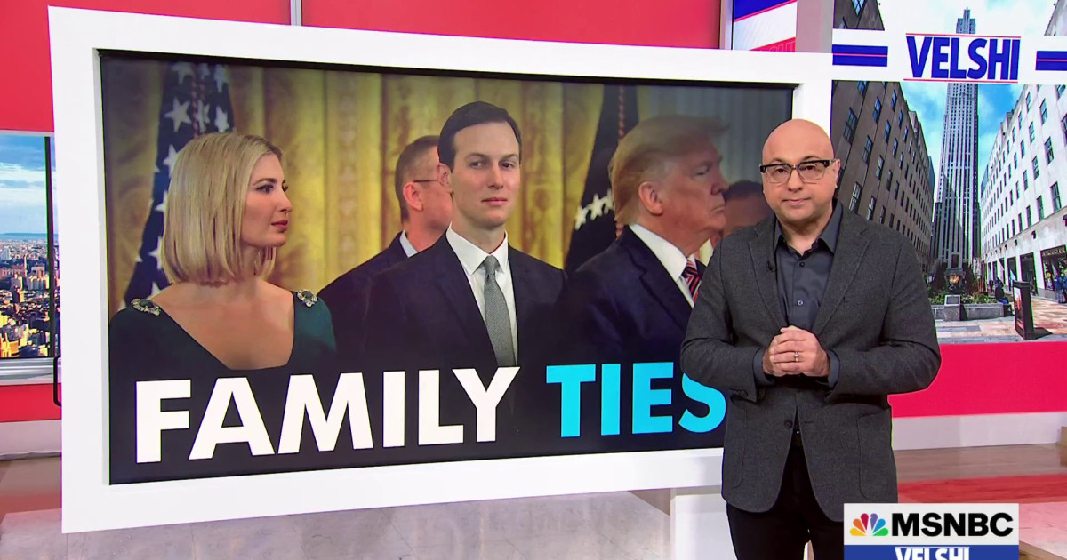 Velshi: Years of Nepotism & Influence Peddling… and I’m not talking about the Bidens