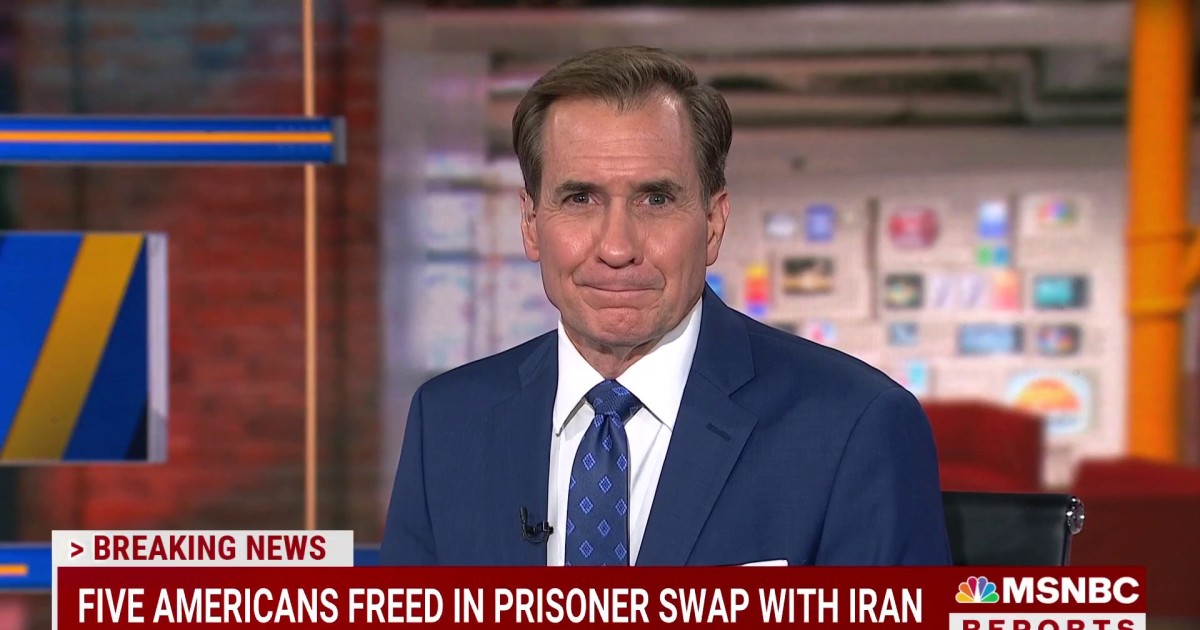 NSC Spokesperson John Kirby on Iran prisoner swap: 'This is a good day'