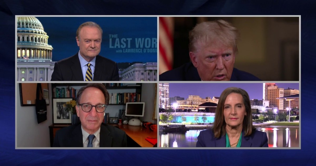 Lawrence & legal panel react to Trump admitting election subversion was his decision
