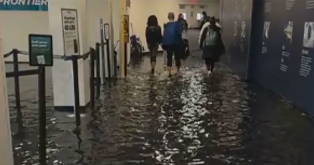 Videos show flooding at LaGuardia Airport, New York City subways