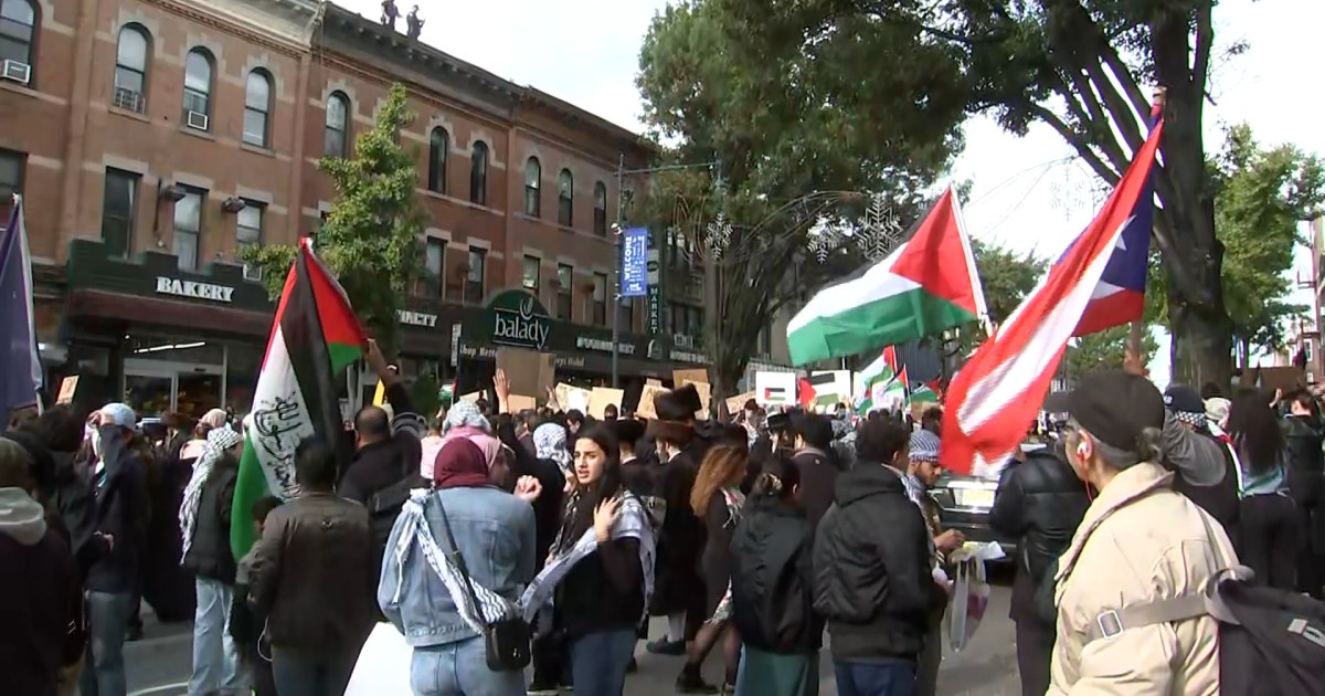 Hundreds Of Pro-Palestinian Protesters Take To The Streets In NYC