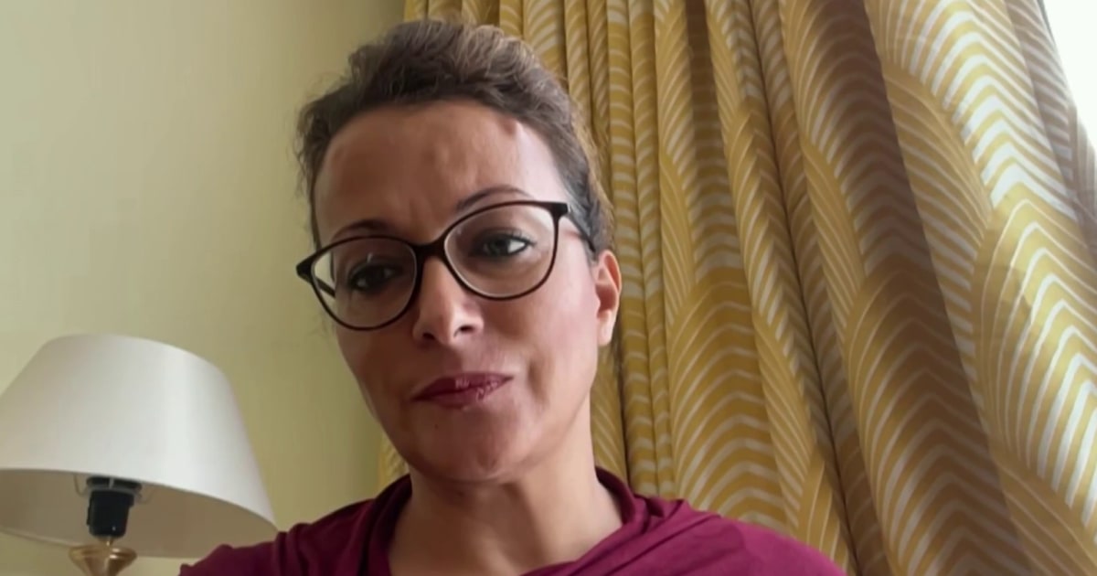 Palestinian American aid worker speaks about living through airstrikes