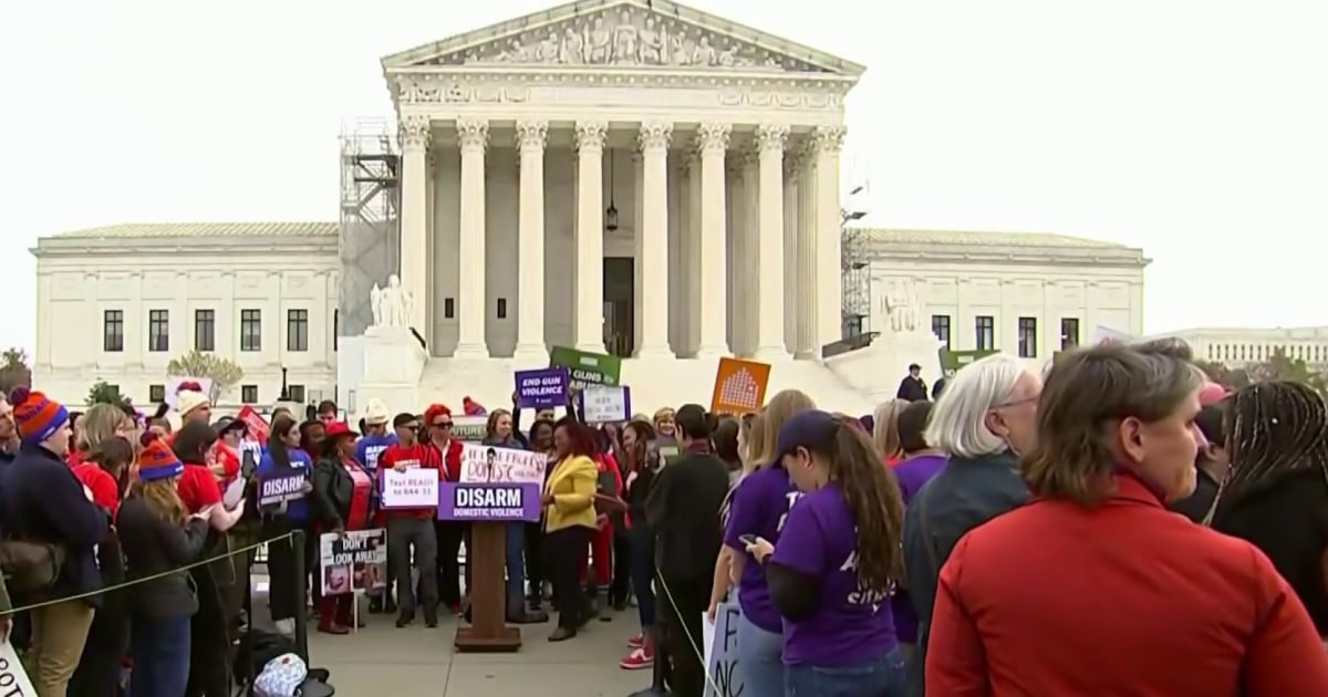 Supreme Court reviews domestic abuser gun ban