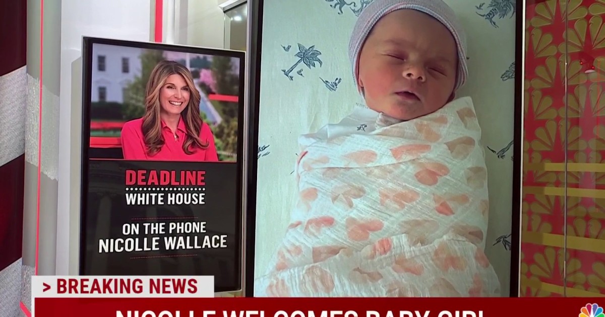 'Smitten over her' Nicolle Wallace and family a baby girl!