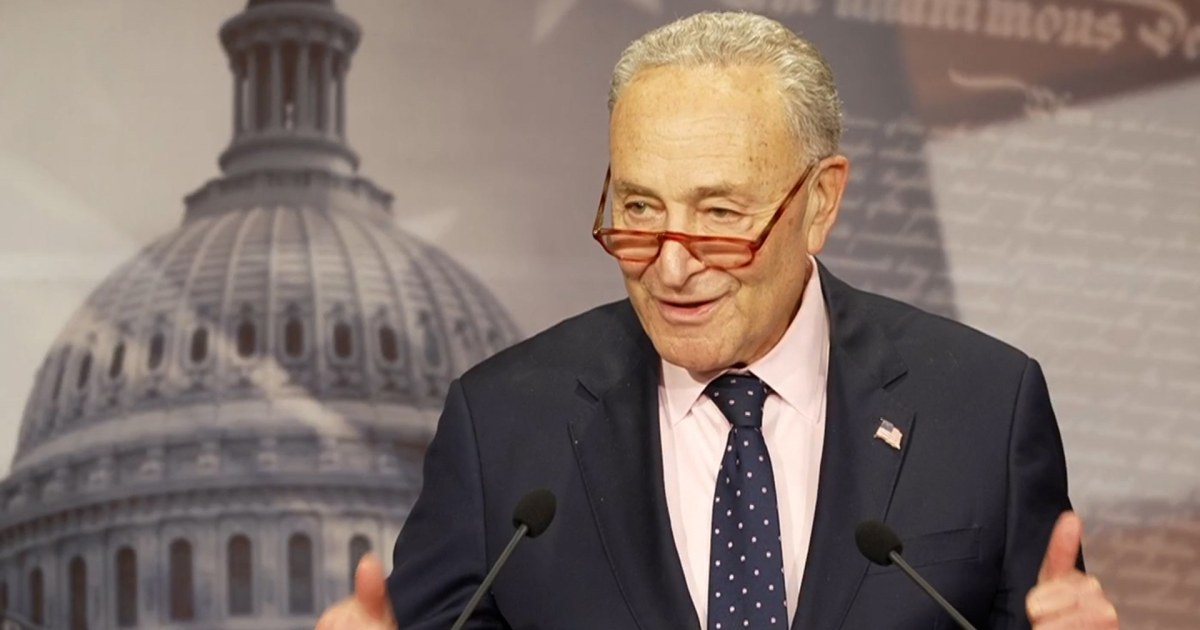 Schumer announces passage of funding bill preventing shutdown