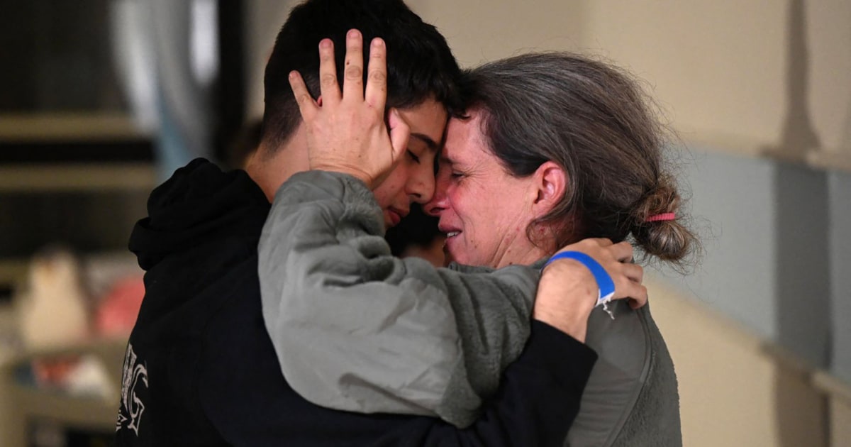 Israeli hostages and their families reunite after release