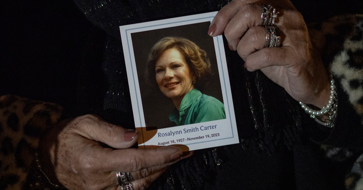 Tribute service for former first lady Rosalynn Carter