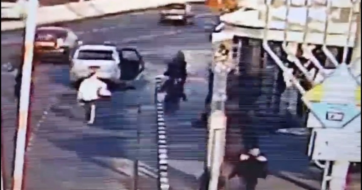 Surveillance video shows deadly shooting at Jerusalem bus stop