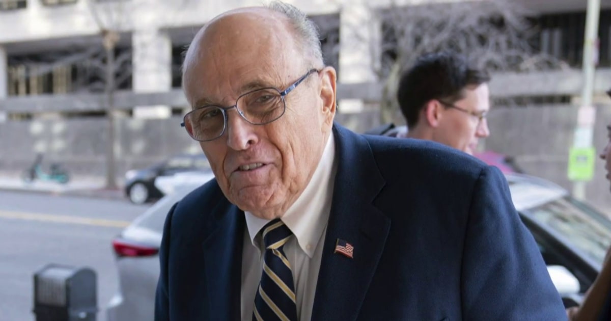 Rudy Giuliani files for bankruptcy in New York