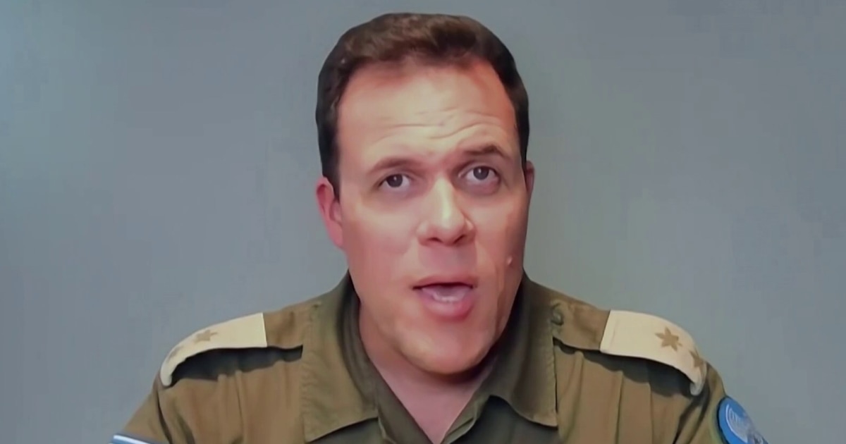 Idf Spokesperson Claims Hamas Goes Into Unrwa Facilities And Takes