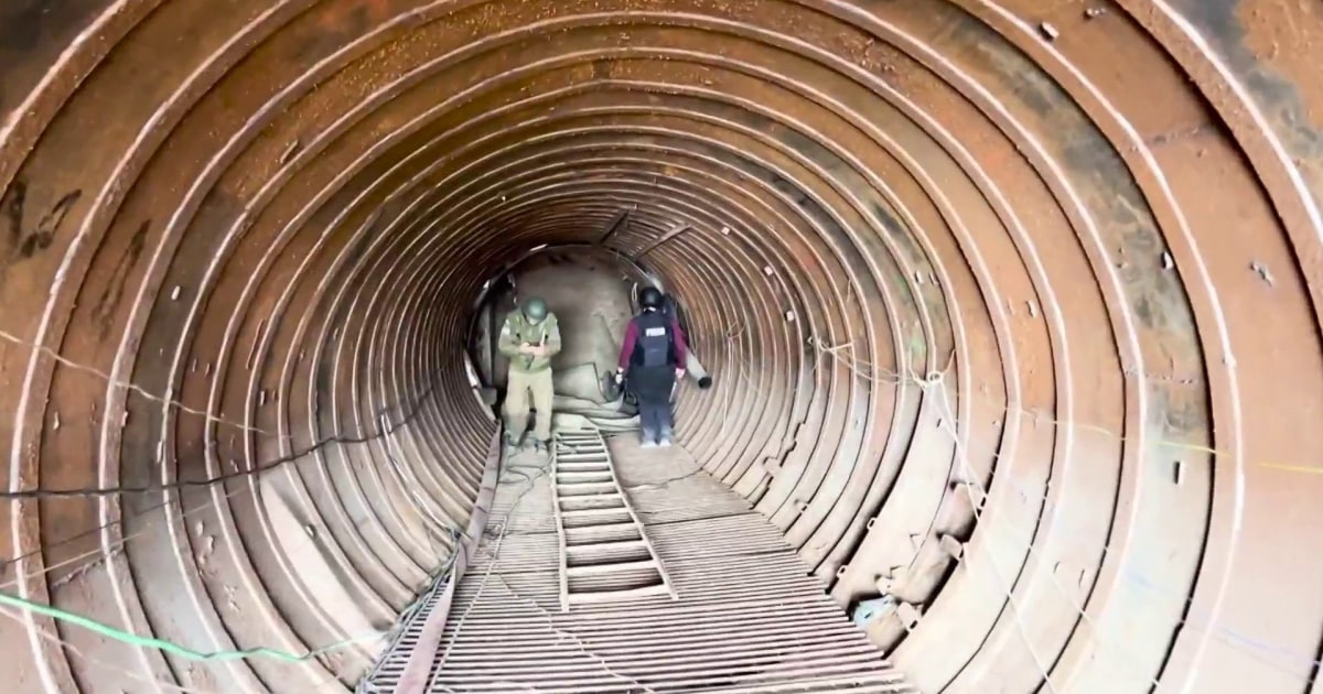Inside the largest Hamas tunnel discovered by the Israeli military