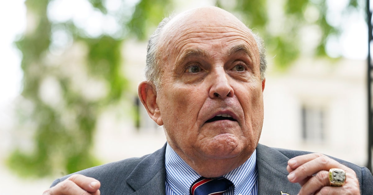 Rudy Giuliani suddenly faces the possibility of jail