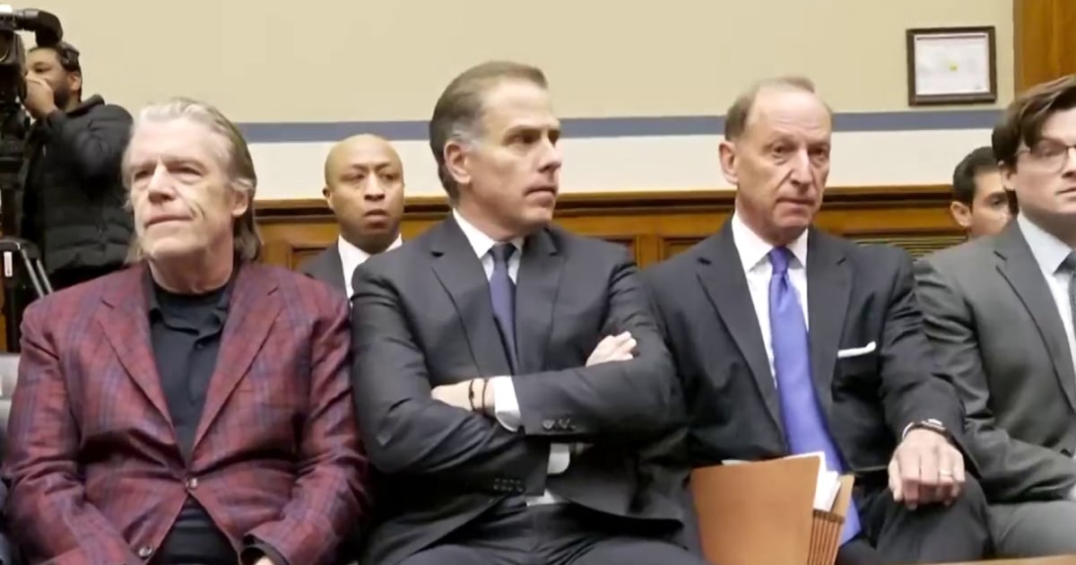 Hunter Biden appears on Capitol Hill during contempt of Congress hearings