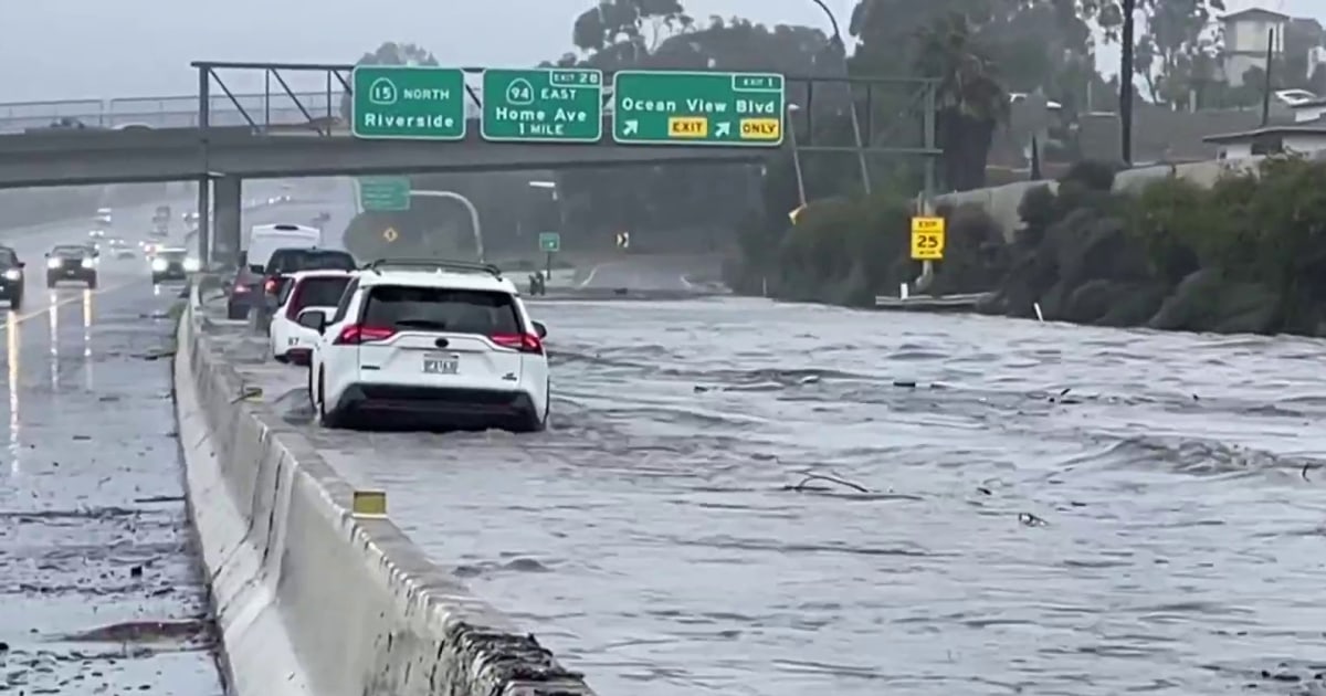 Unexpected flash floods in San Diego destroys homes, roads