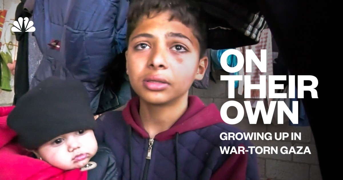 A story of survival: 13-year-old takes care of seven siblings amid the war in Gaza