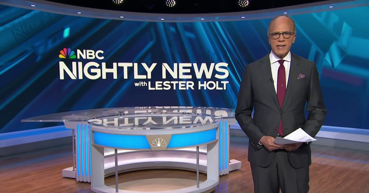 Nightly News Full Broadcast (January 25th)