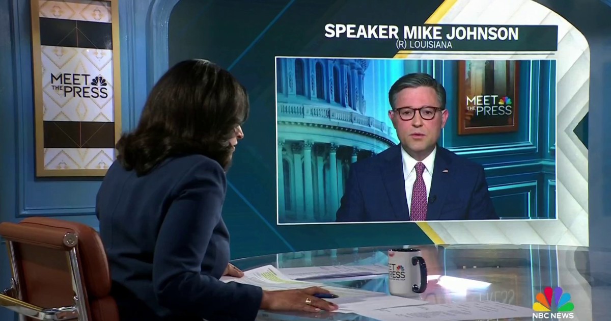 Speaker Johnson says he wasn’t offered briefing on the Senate border deal