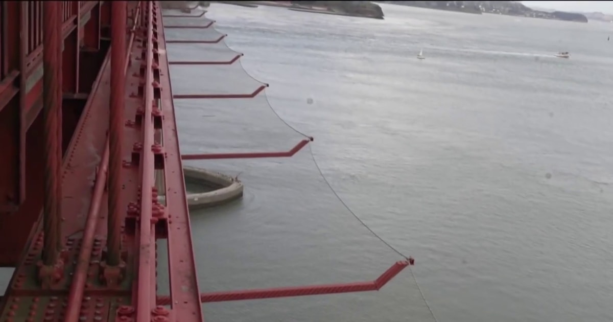 Golden Gate Bridge adds suicide-deterrent nets