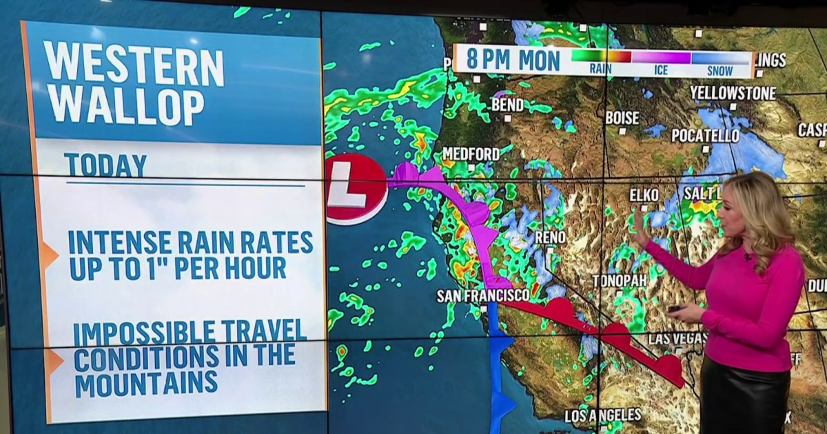 Another atmospheric river headed to West Coast