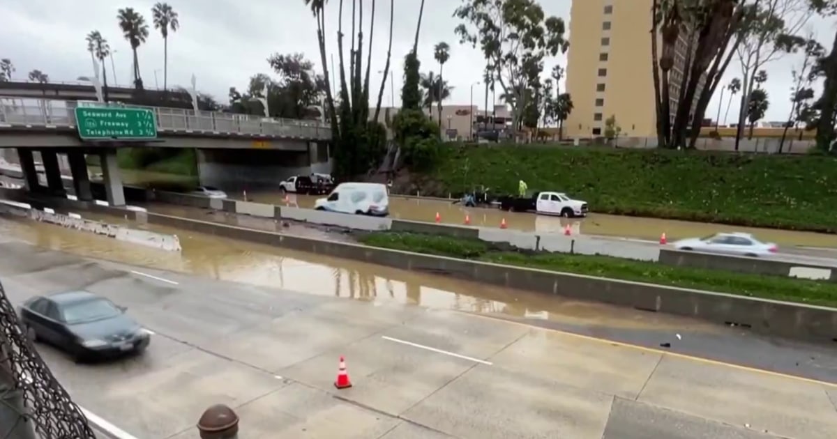 Wet winter storm slams California with rain and flooding