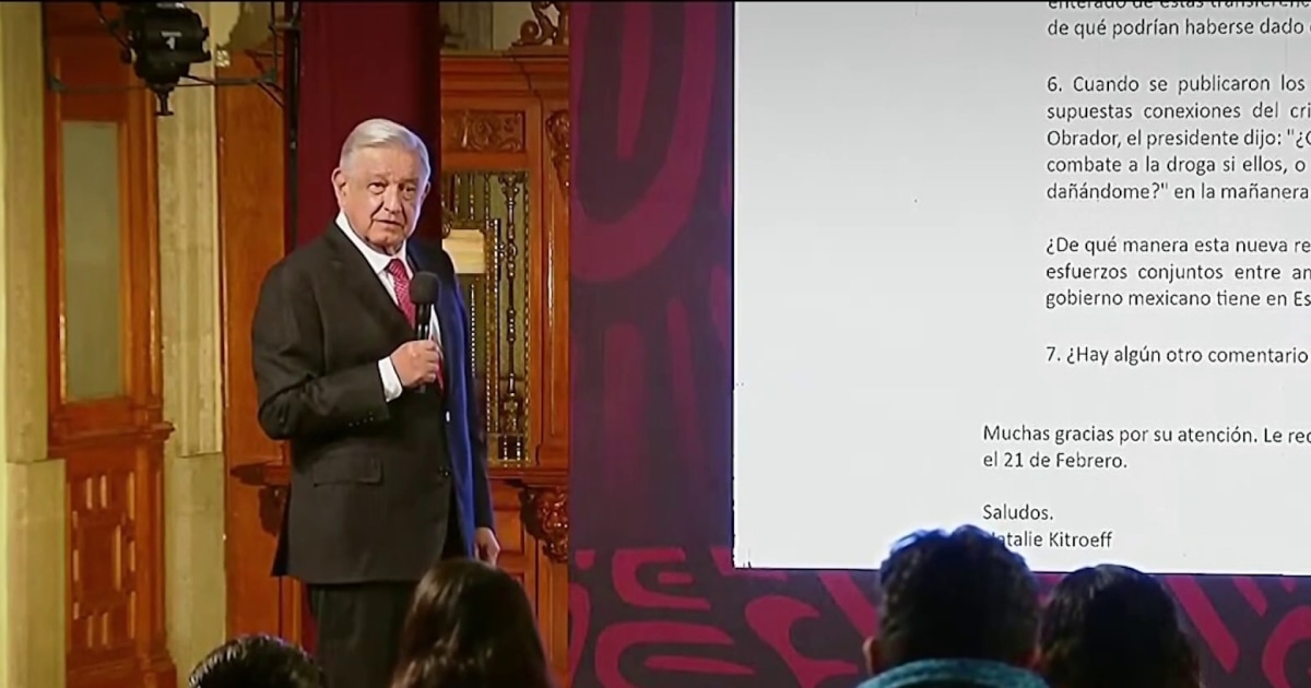 Mexican president doxes New York Times journalists during press conference