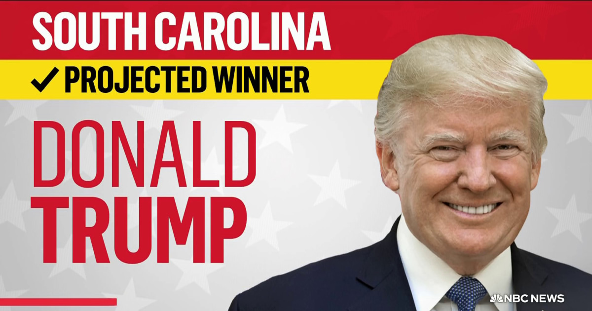 NBC News projects Trump wins South Carolina GOP primary