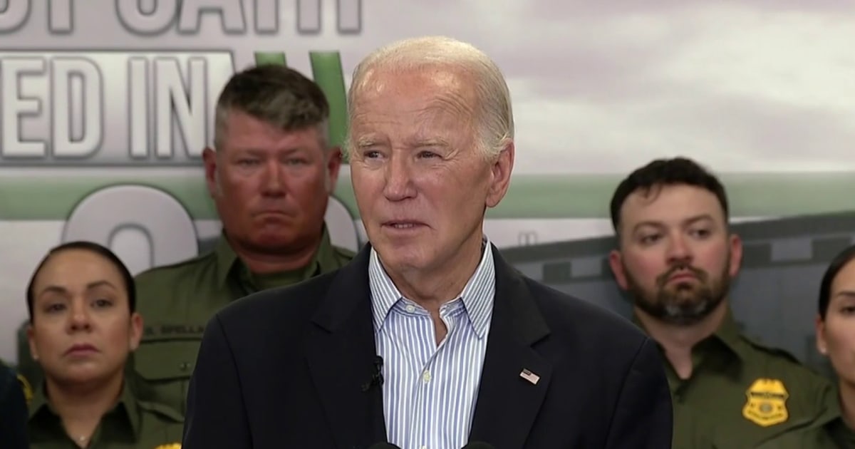 Biden asks Trump to urge Congress to pass bipartisan border security bill