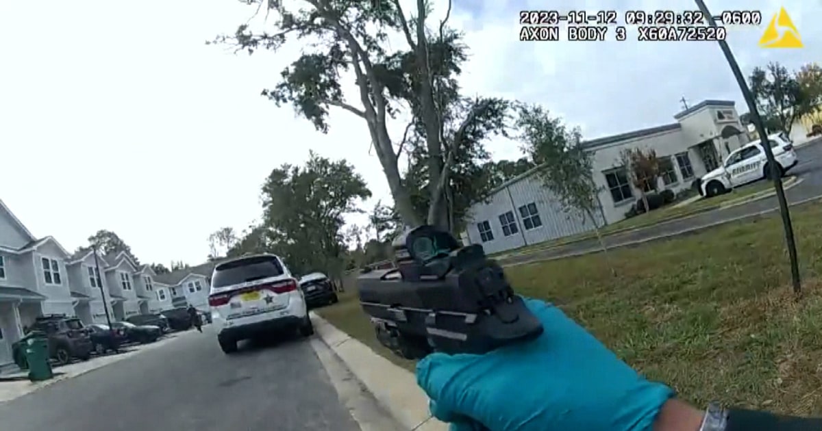 Florida deputy who shot at man after mistaking falling acorn for ...