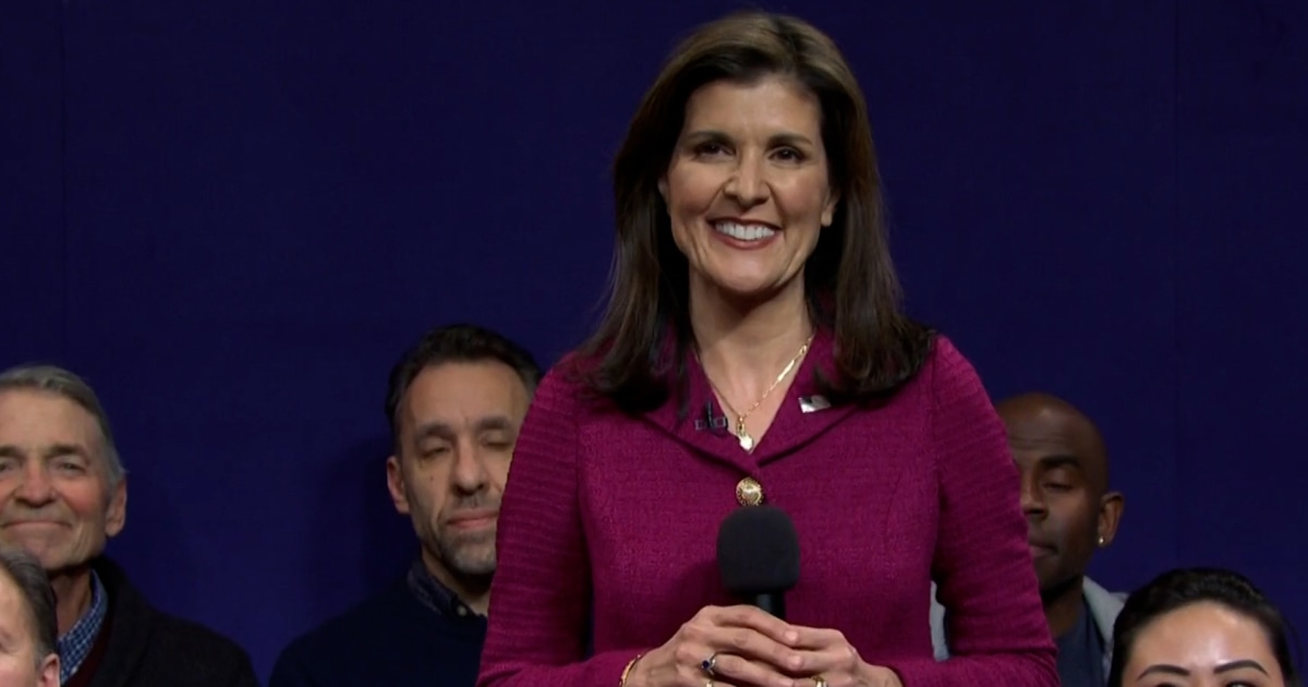 Nikki Haley makes surprise appearance at Trump town hall during ‘SNL’