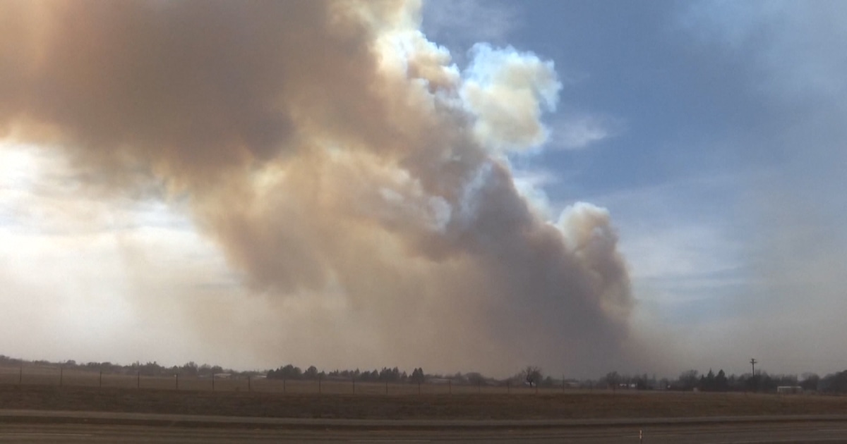 Massive wildfire burns through Texas panhandle