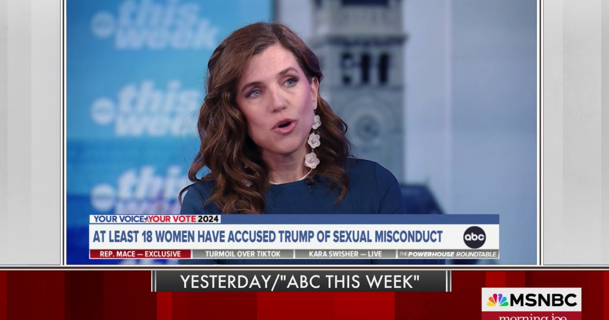 Rep. Mace gets in heated exchange over support of Trump despite sex