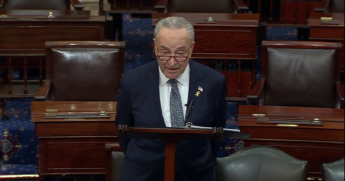 Full speech: Sen. Schumer calls for new elections in Israel