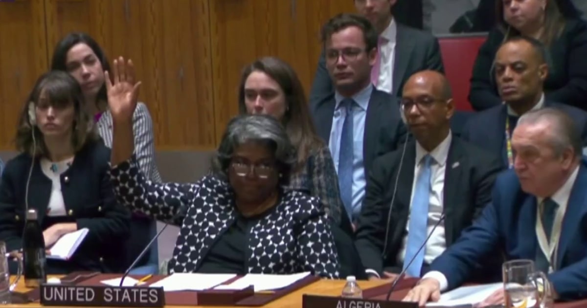 U.S. introduces Gaza cease-fire resolution at U.N.