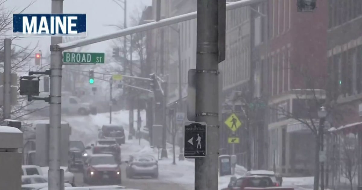 Spring snowfall blankets parts of the country