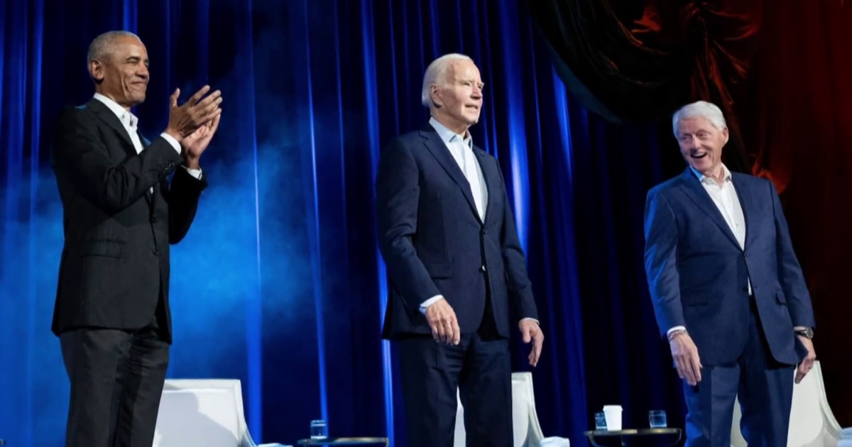 Biden fundraiser with three presidents raises $26 million