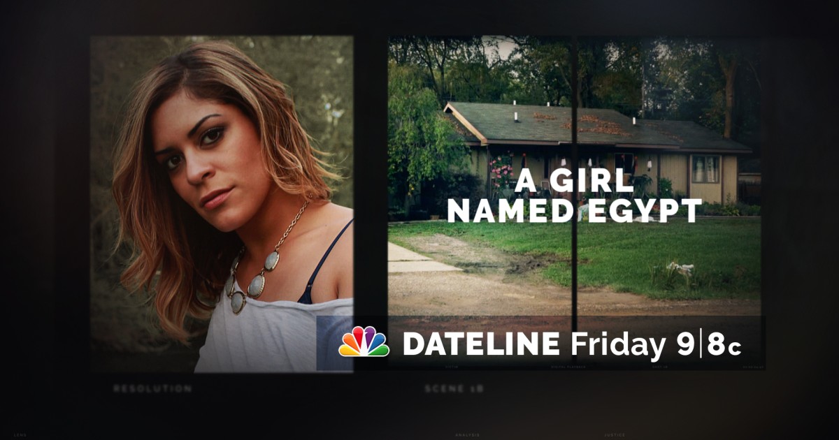 DATELINE FRIDAY SNEAK PEEK A Girl Named Egypt