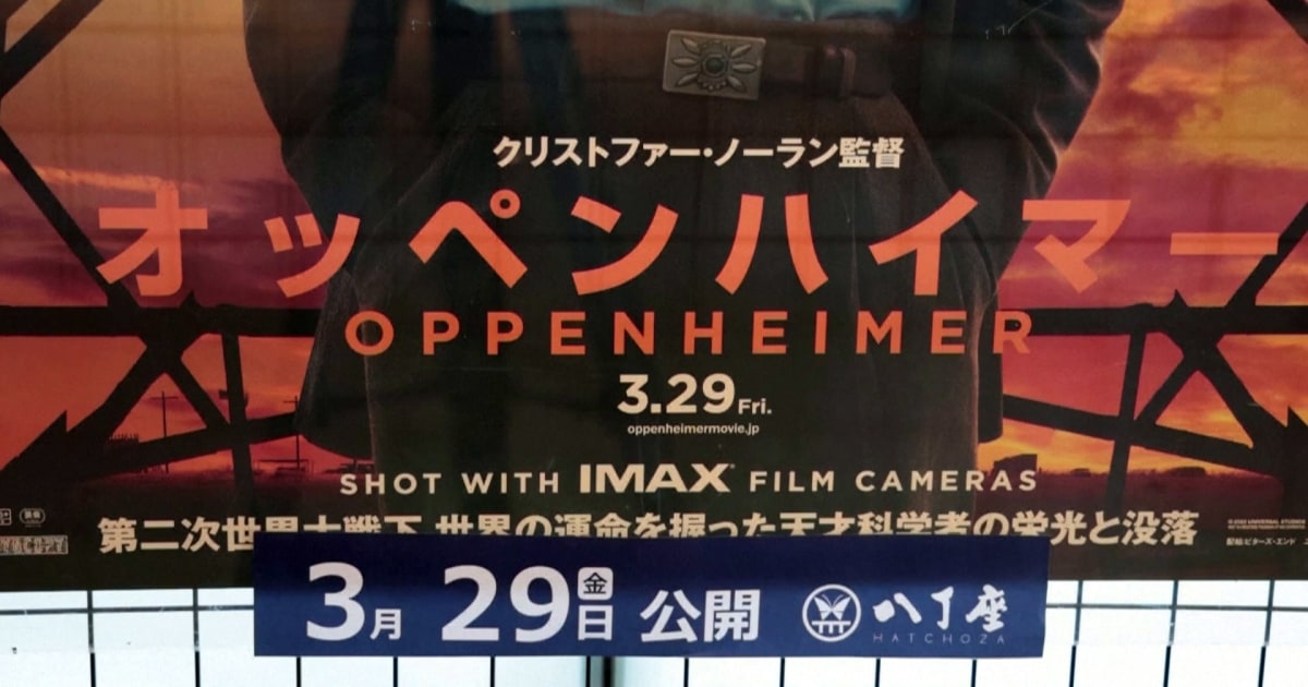 Oscar-winning 'Oppenheimer' opens in Hiroshima movie theaters