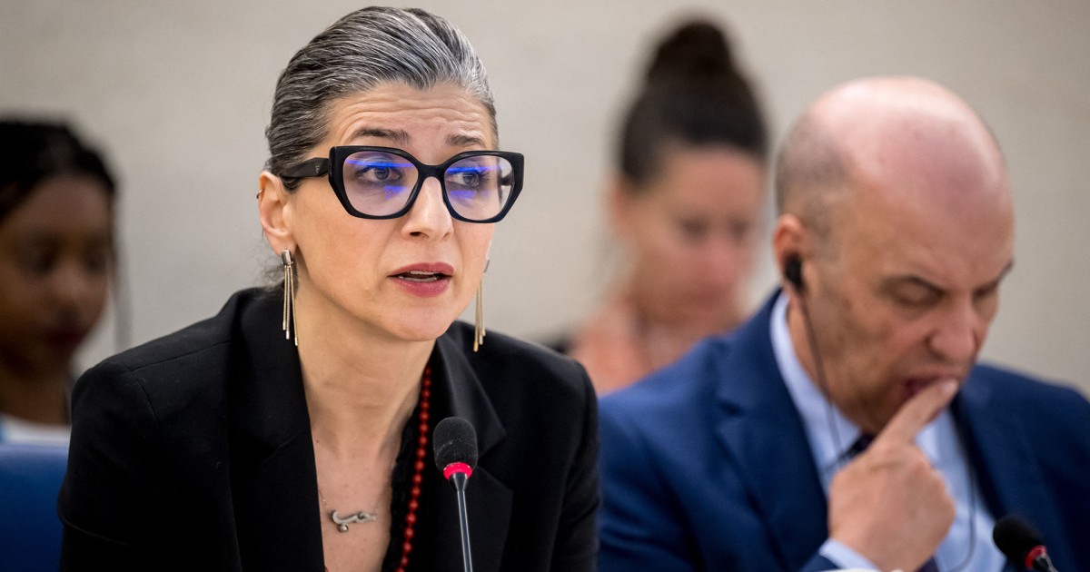 United Nations expert says Israel committing genocide in Gaza