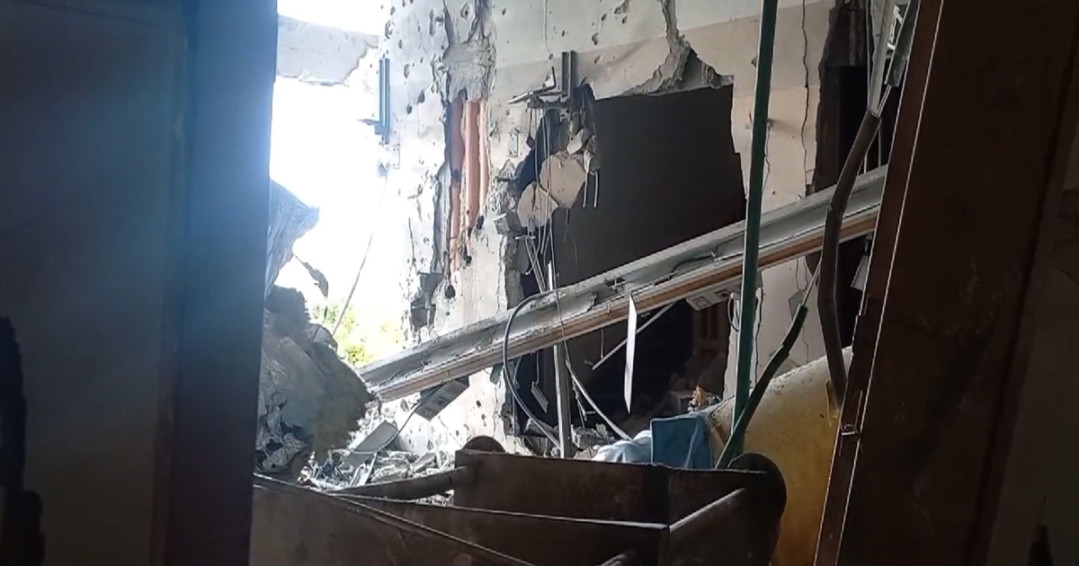 captures sound of gunfire inside Al Shifa Hospital