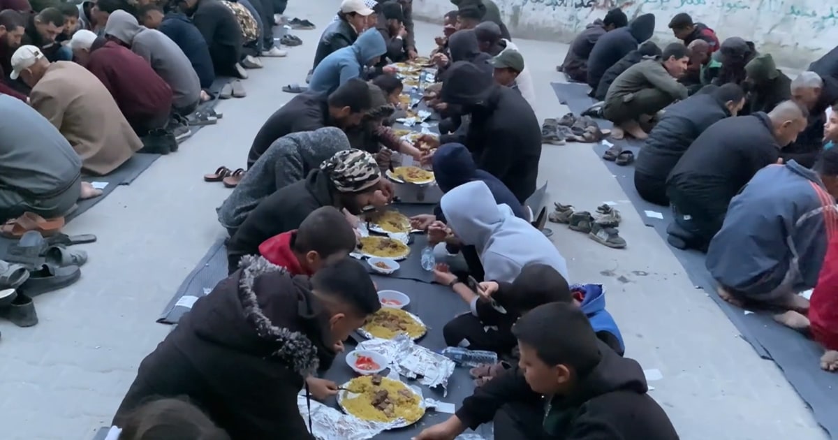 Gazans determined to ‘see joy’ as they celebrate Ramadan amid war