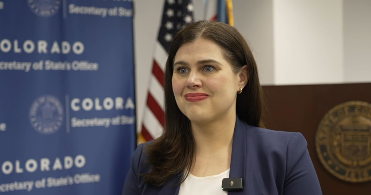 Colorado Secretary Of State Talks Election Security And Supreme Court ...