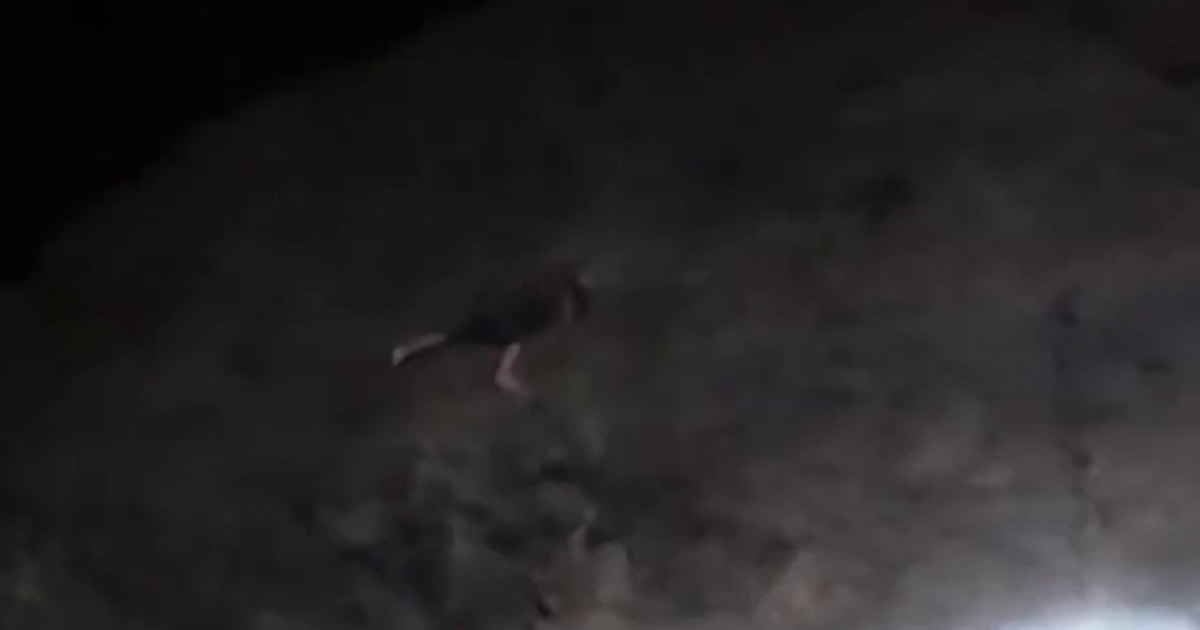 Video shows rescue crew saving man clinging to California cliff