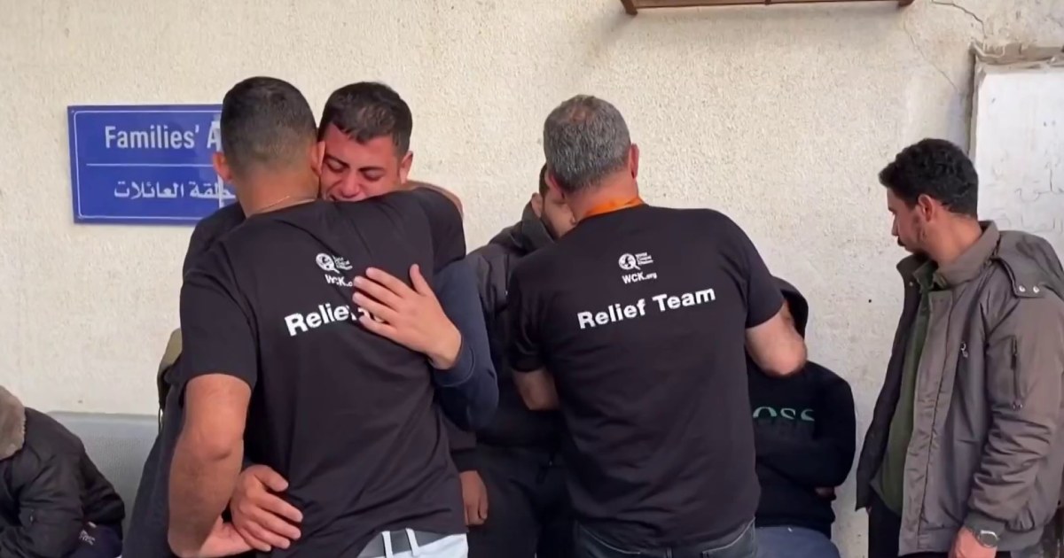 Video shows moments aid workers killed in Gaza are identified