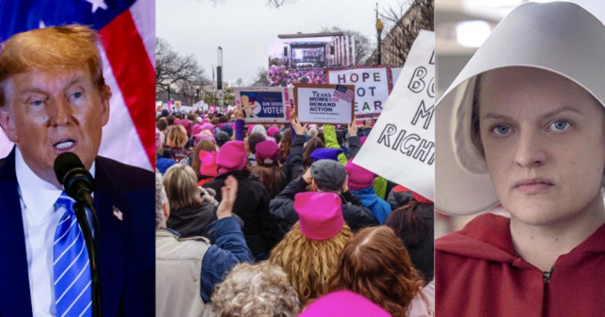 MAGA's loser panic sets in as Trump retreats from dastardly women's rights crackdown