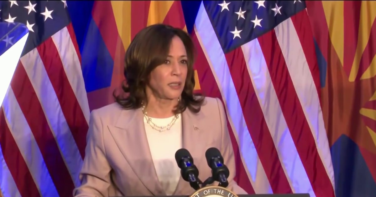 Harris criticized Trump over abortion access during Arizona rally